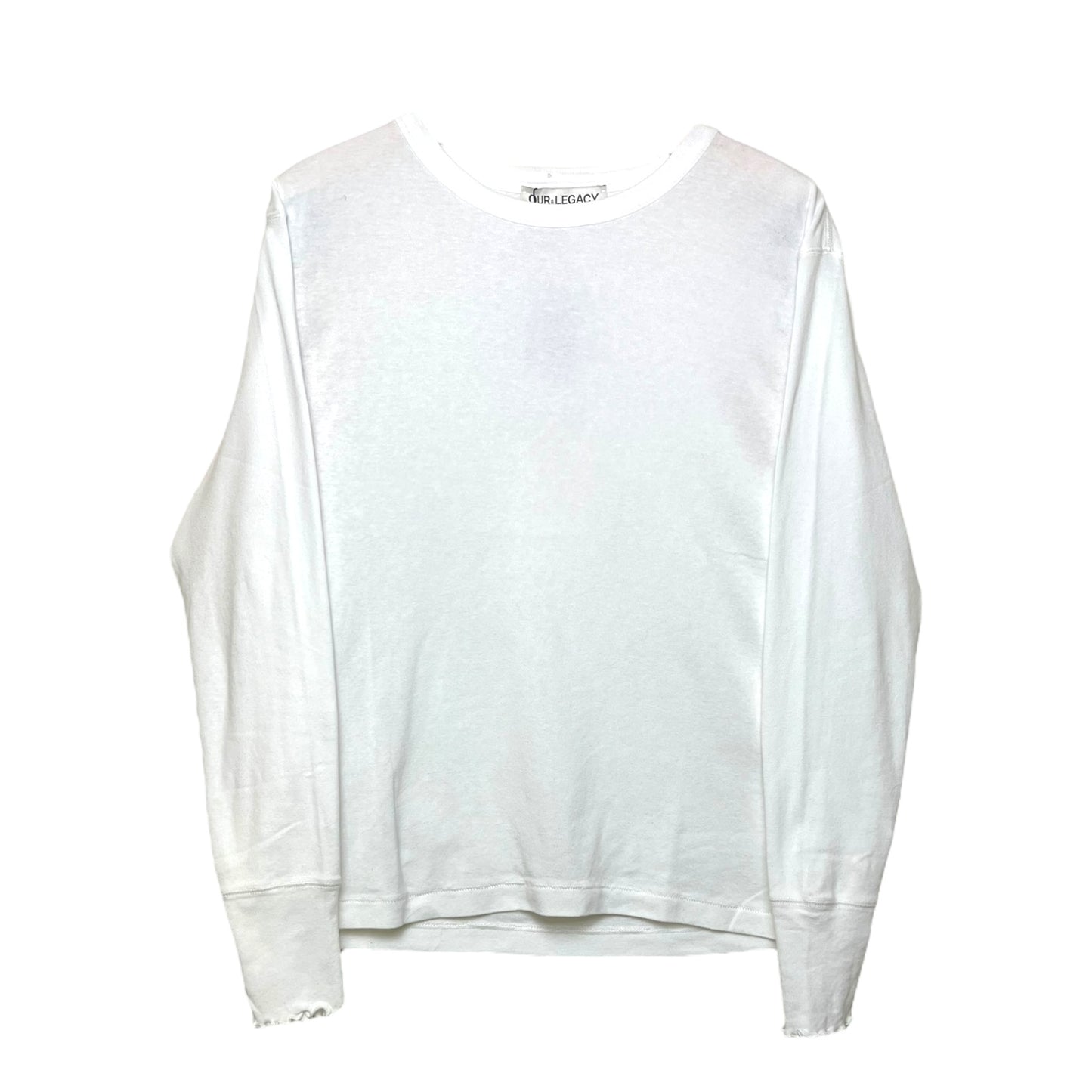 Our Legacy Plain Longsleeve white - SIZE48