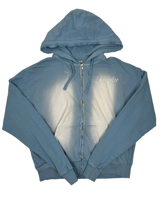 Trapstar Women’s Zip Up Hoodie Blue - (GRADE A) M