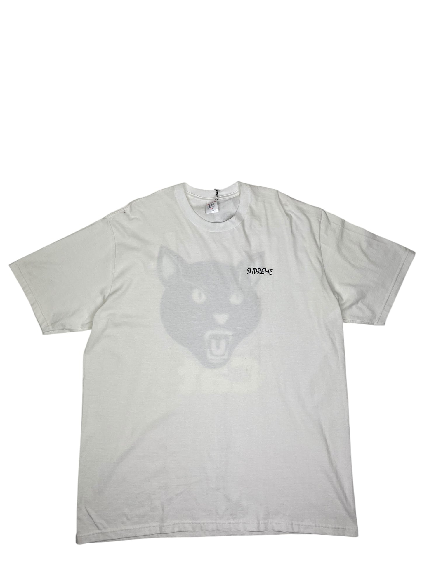 Supreme Black Cat T Shirt White - (GRADE A) XL