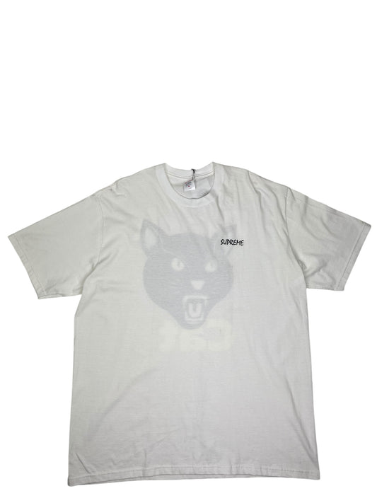 Supreme Black Cat T Shirt White - (GRADE A) XL