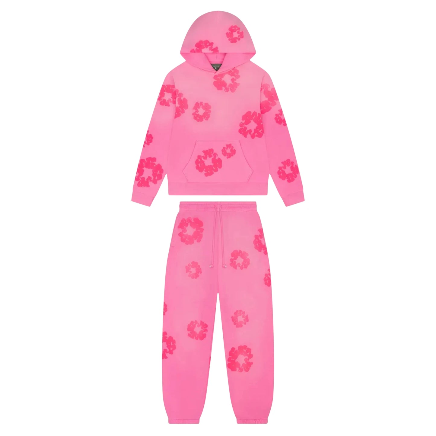 Denim Tears Mono Cotton Wreath Full Tracksuit pink - M/S