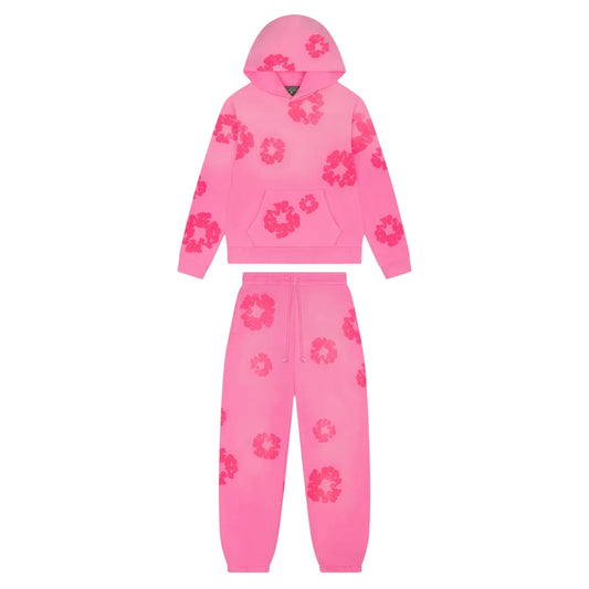 Denim Tears Mono Cotton Wreath Full Tracksuit pink - M/S