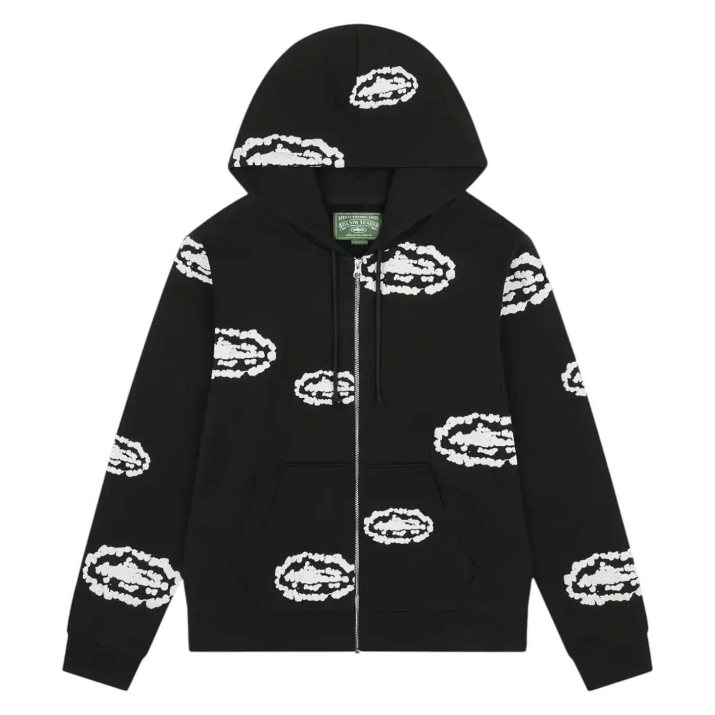 Corteiz X Denim Tears Cotton Wreath Full Tracksuit black