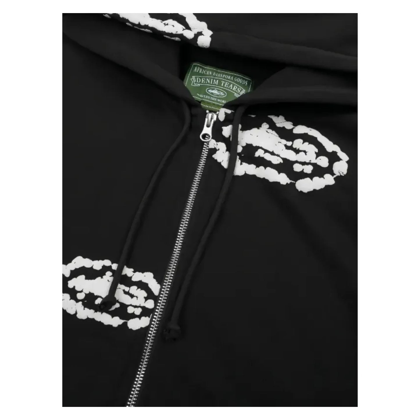 Corteiz X Denim Tears Cotton Wreath Full Tracksuit black