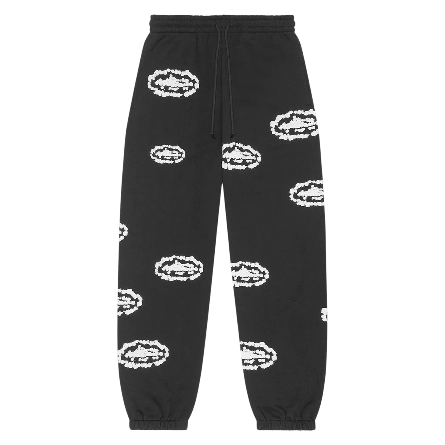 Corteiz X Denim Tears Cotton Wreath Full Tracksuit black