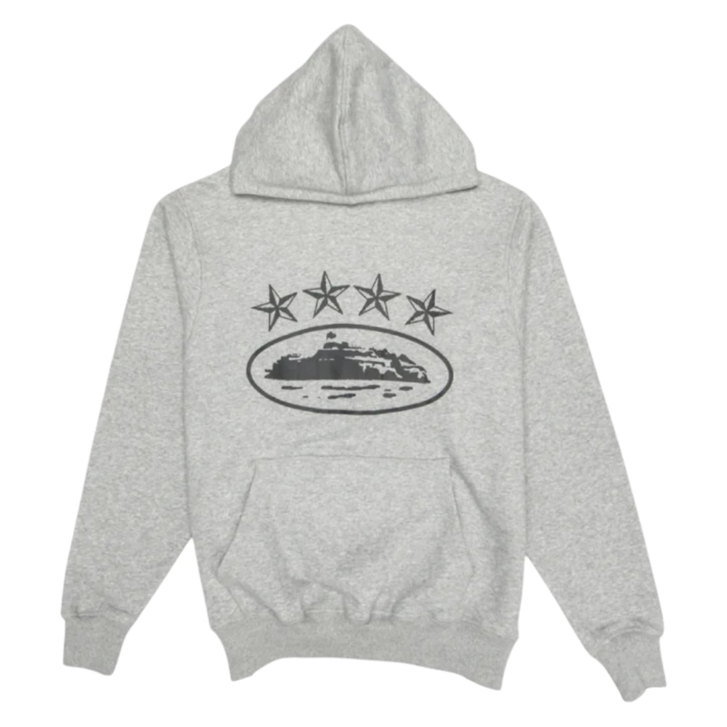 Corteiz 4 Star Alcatraz Hoodie grey - S
