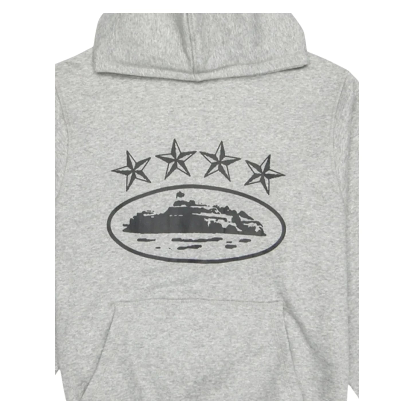 Corteiz 4 Star Alcatraz Hoodie grey - S