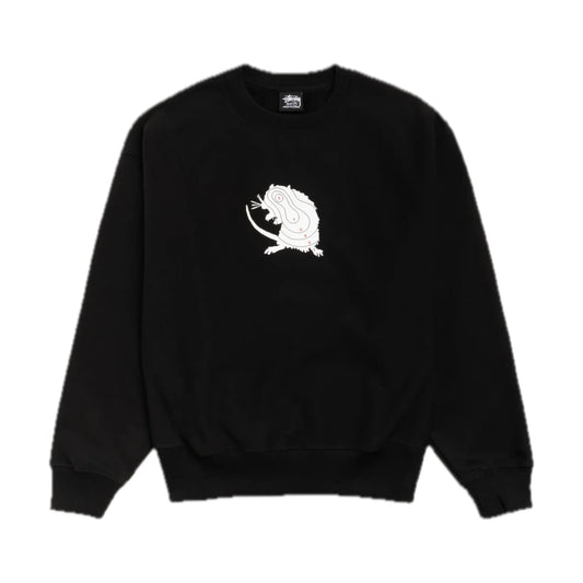 Stussy Long Range Crewneck black - S