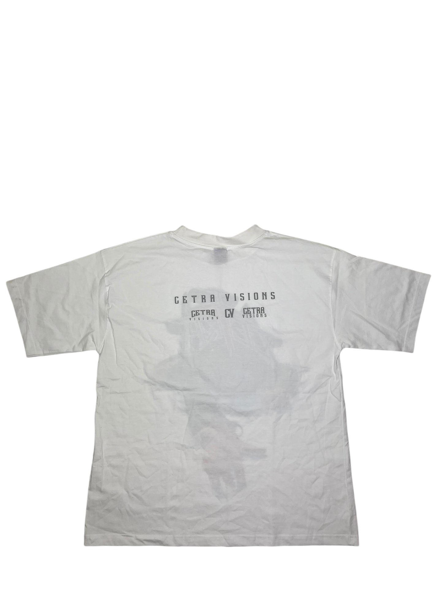 Cetra Visions Defending Soldier White T Shirt (NEW) M