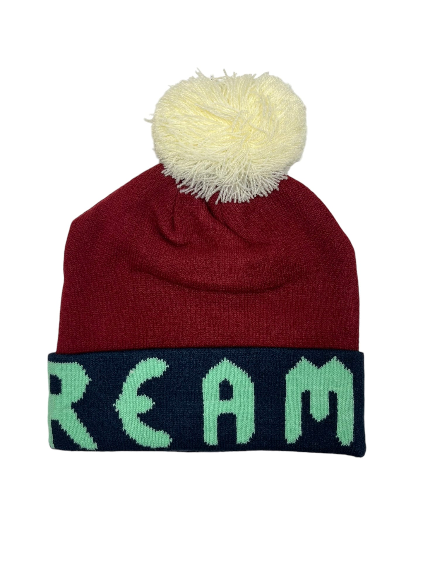 BBC Ice Cream Bobble Red Beanie - (NEW)