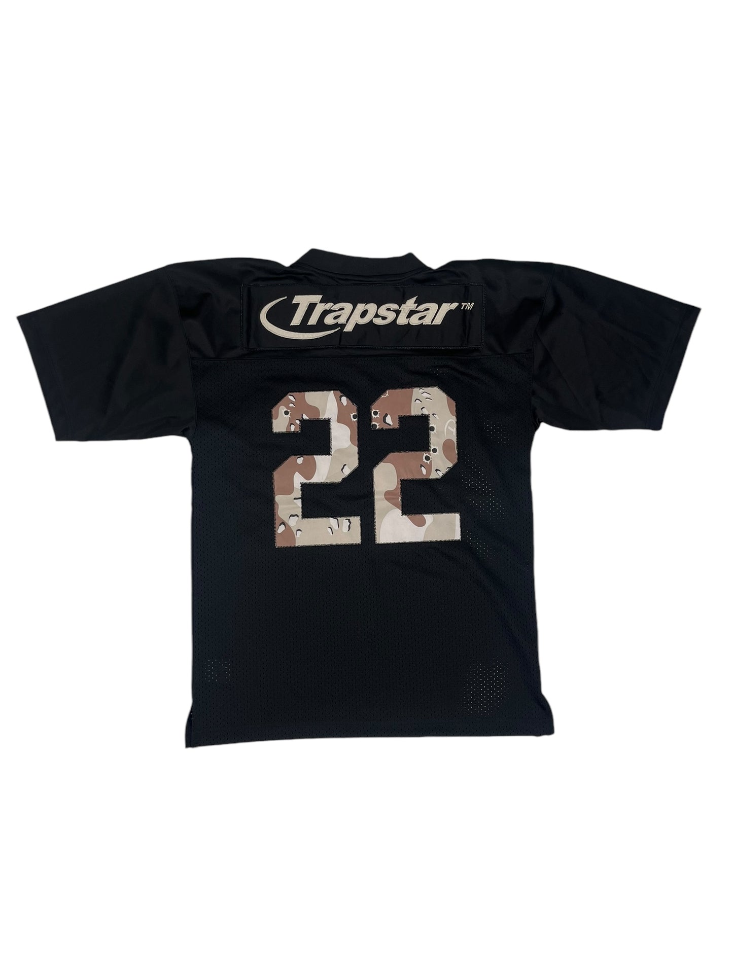 Trapstar Black American Football Jersey - (NEW)