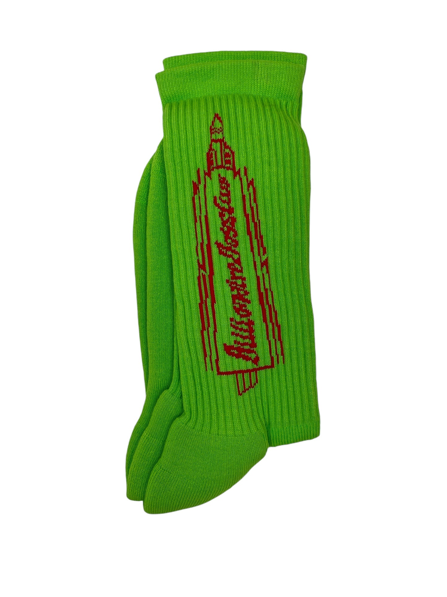 Billionaire Boys Club Rocket Logo Socks Lime - (NEW)