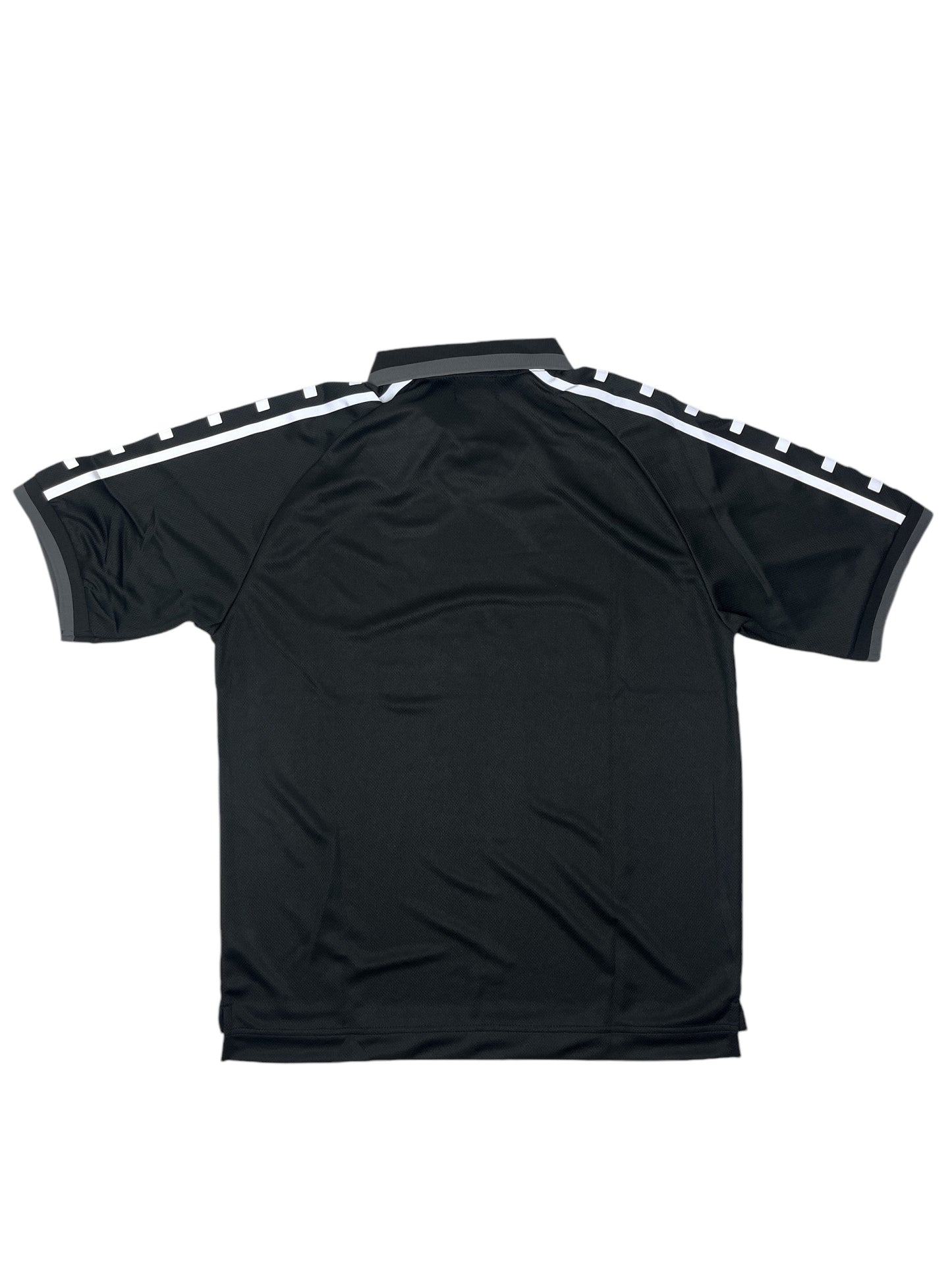 Places+Faces Black Football Jersey T Shirt - (NEW) L