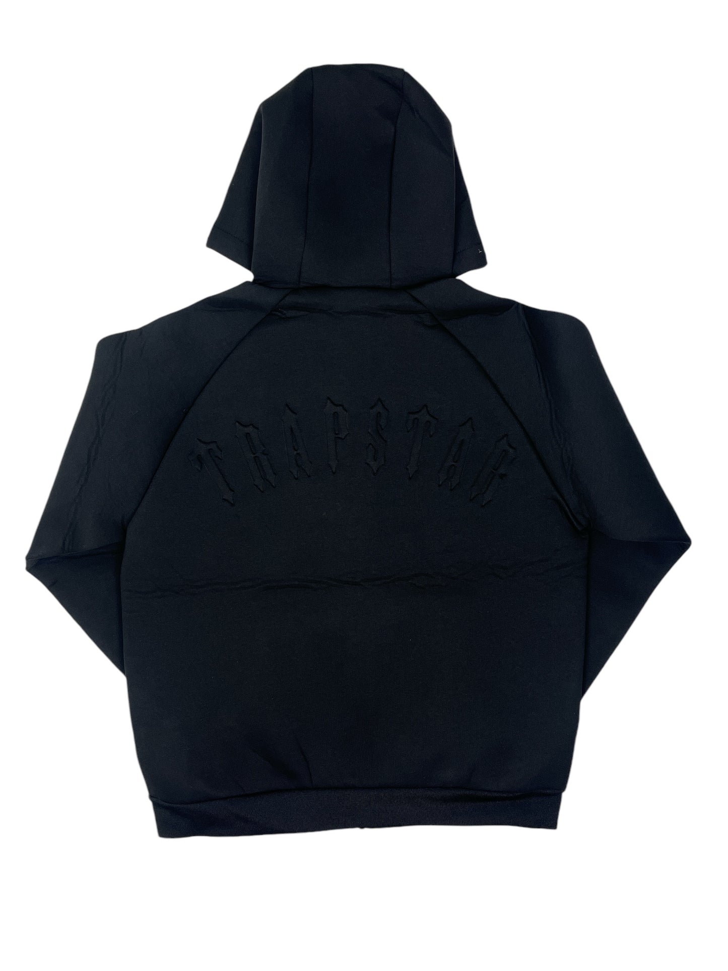 Trapstar Neoprene Irongate Hoodie Black - (NEW)