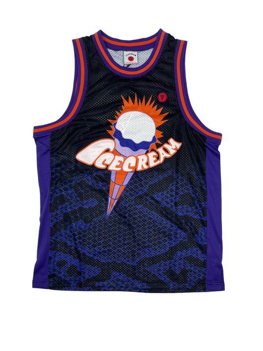 BBC Ice Cream Basketball Vest Black/Purple (NEW) L