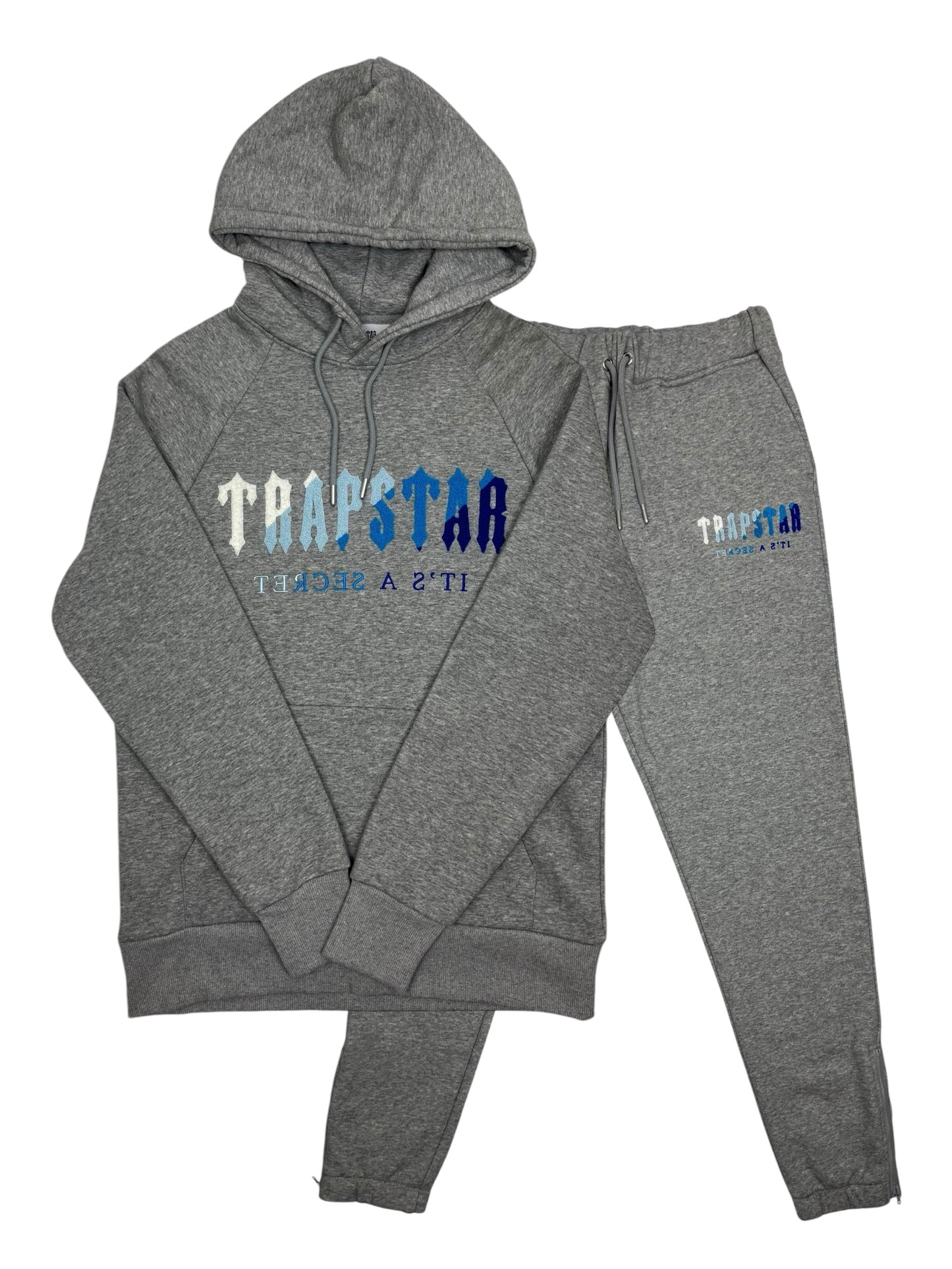 Trapstar Chenille Tracksuit Set Grey - (NEW)