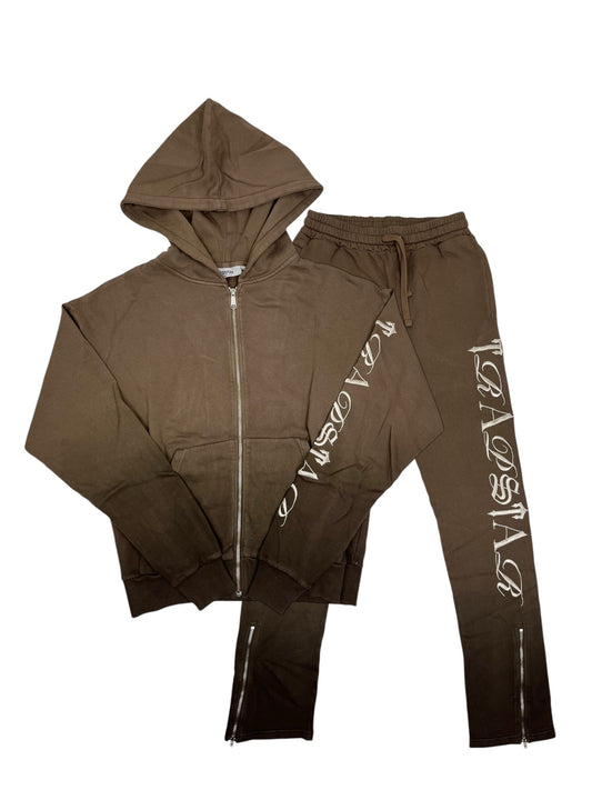 Trapstar Script 2.0 Tracksuit Walnut - (NEW)