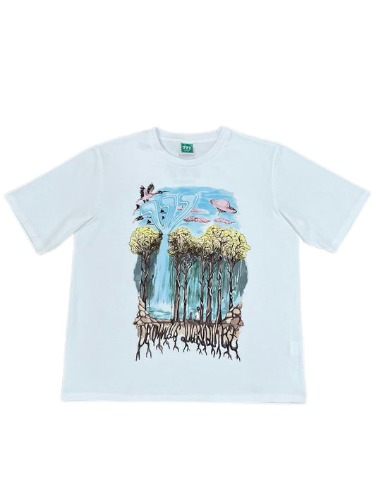 777 Stores X Peacock Everything Must Be Doubted T Shirt  - (NEW)