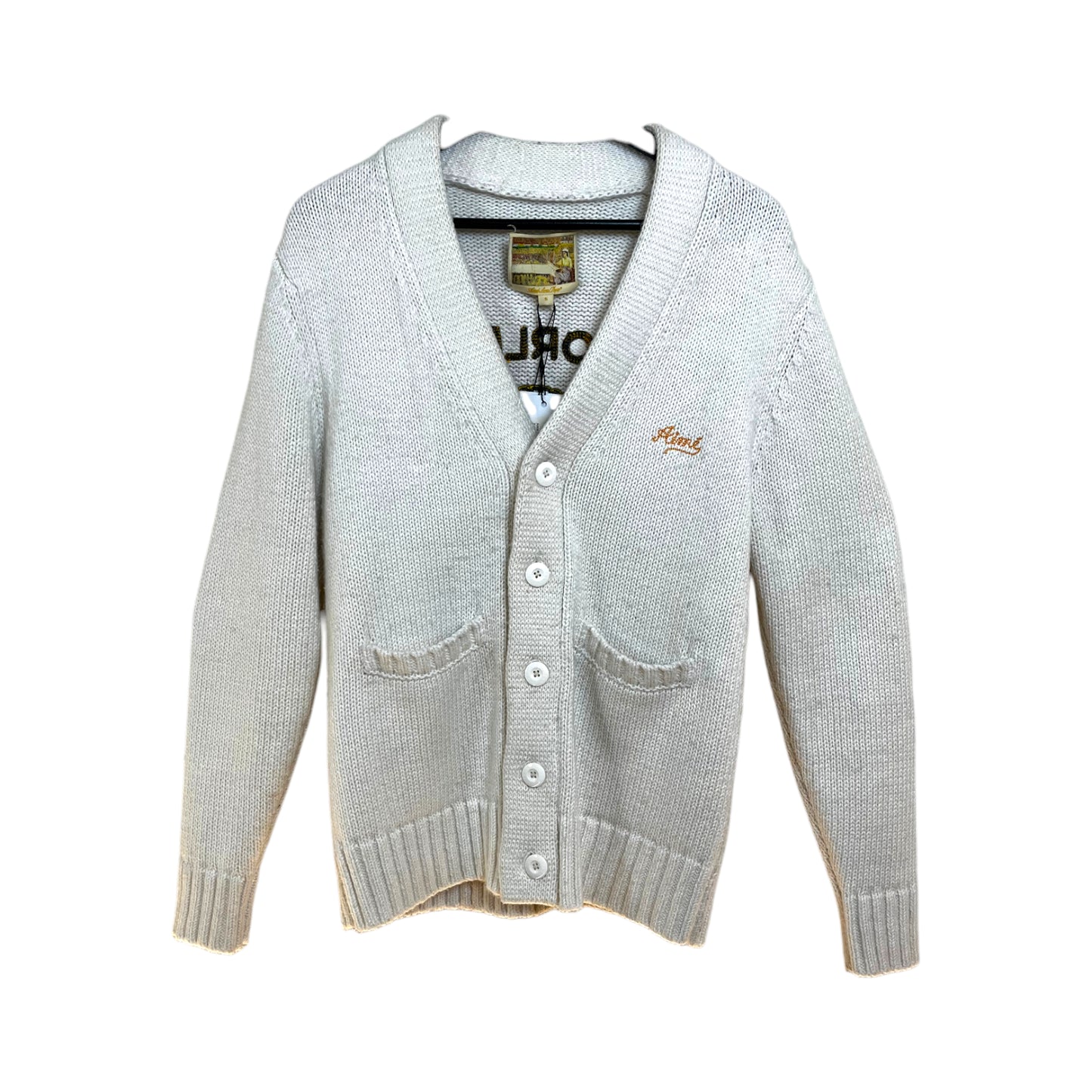 Aime Leon Dore Knitted Cardigan white - (GRADE A) / S
