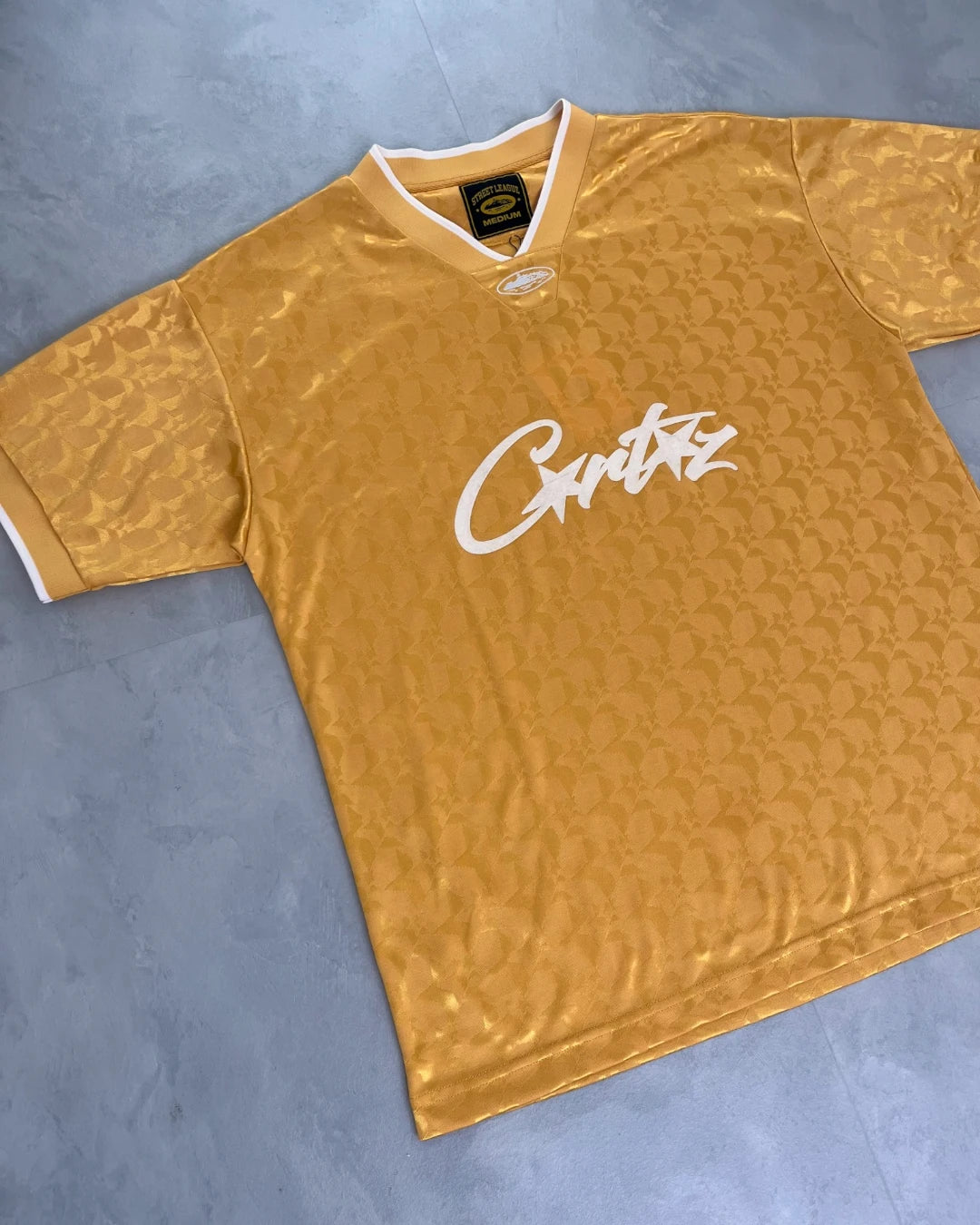 Corteiz Allstarz Jersey yellow – M