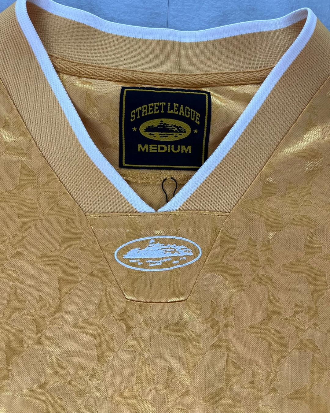 Corteiz Allstarz Jersey yellow – M
