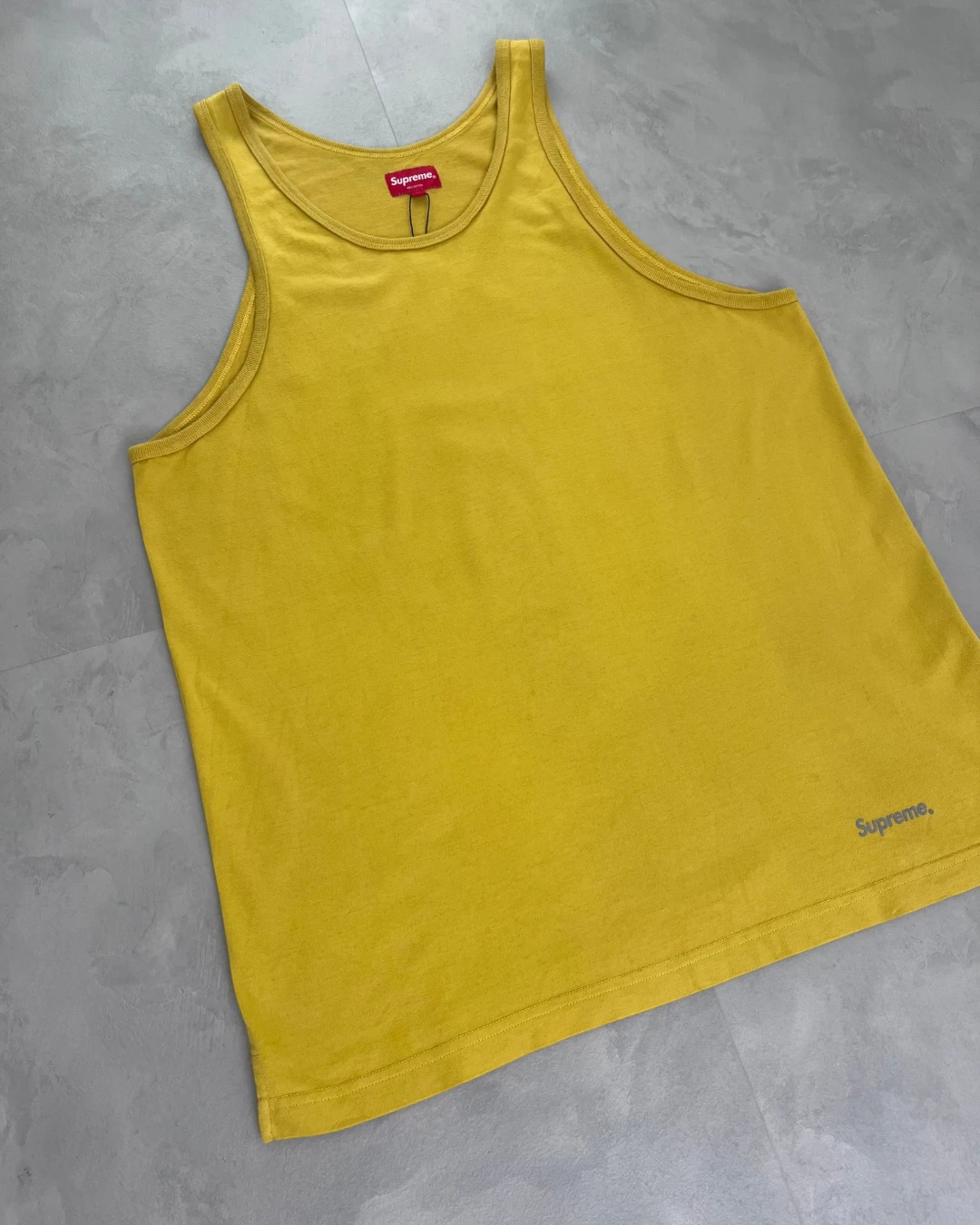 Supreme Tank Top yellow - (GRADE A) / L