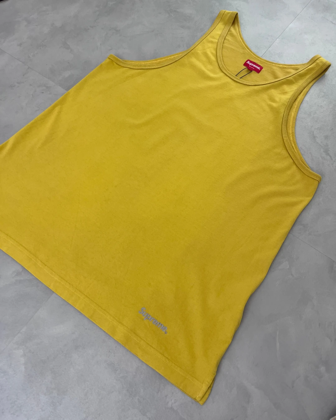 Supreme Tank Top yellow - (GRADE A) / L