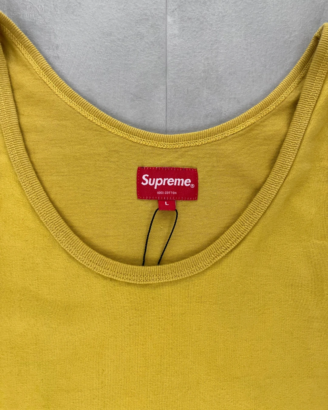 Supreme Tank Top yellow - (GRADE A) / L