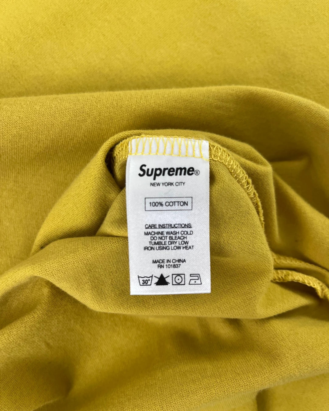 Supreme Tank Top yellow - (GRADE A) / L