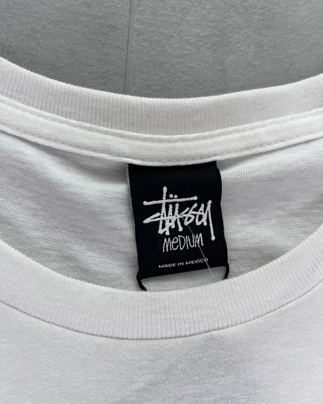 Stussy Breaking T Shirt white / gold - M