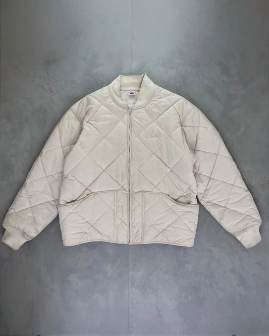 Corteiz HMP Quilted Bomber Off-White – (GRADE A) / L