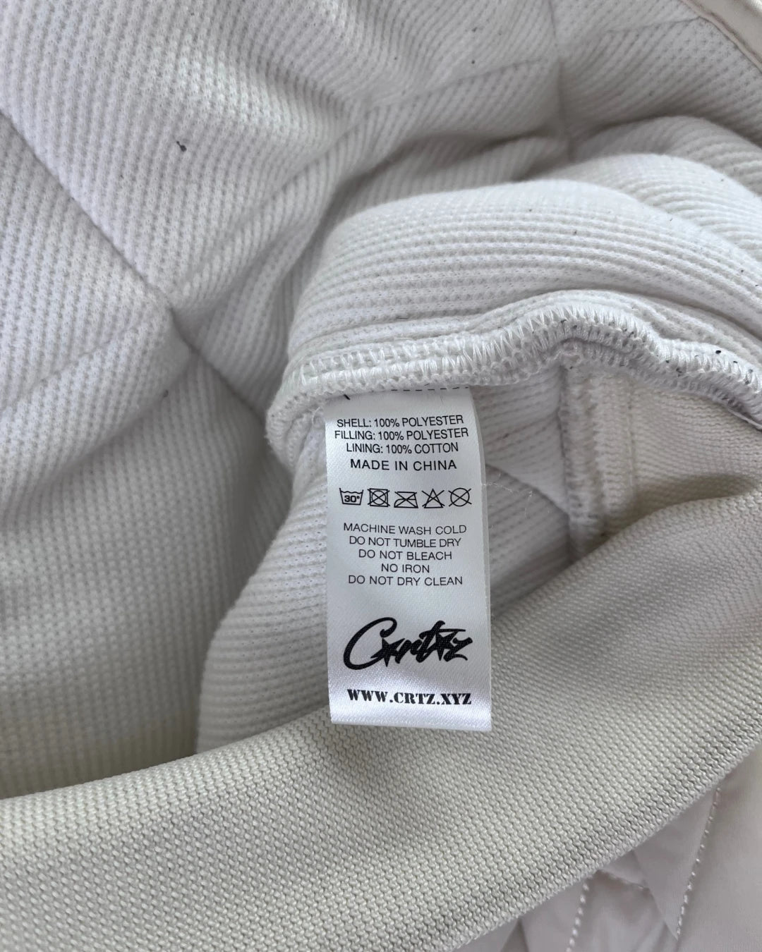 Corteiz HMP Quilted Bomber Off-White – (GRADE A) / L