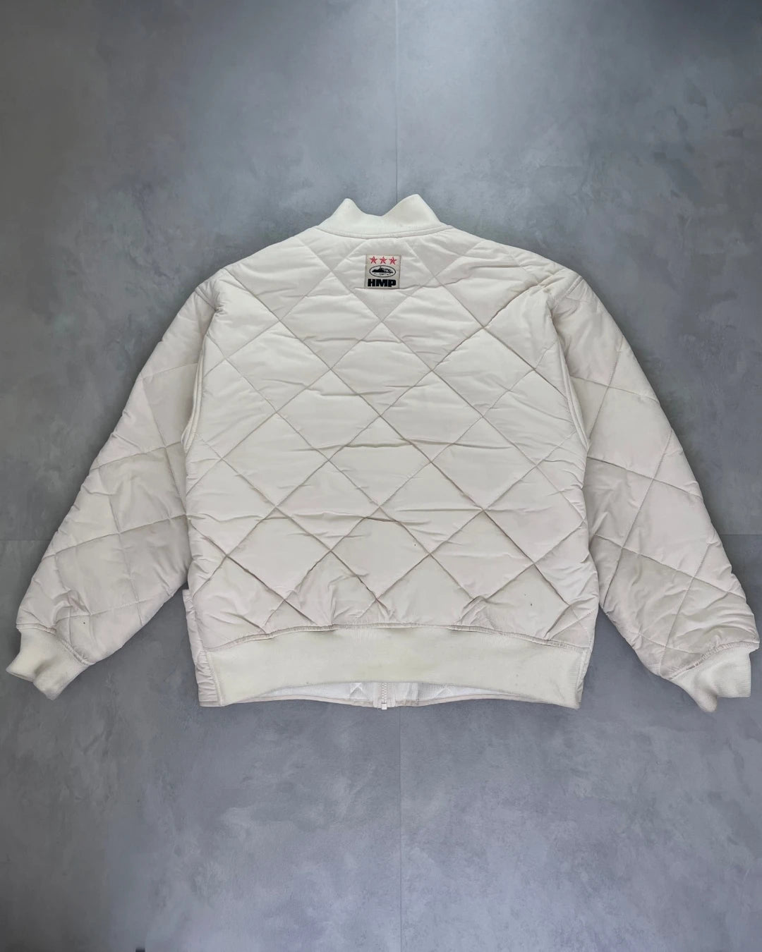 Corteiz HMP Quilted Bomber Off-White – (GRADE A) / L