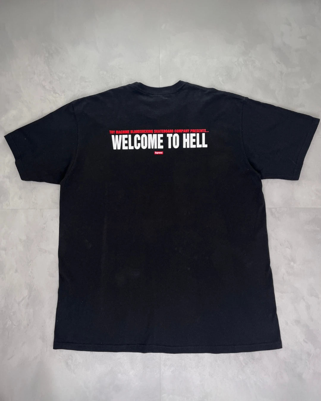 Supreme Toy Machine Welcome To Hell T-Shirt black – (GRADE A) / XXL