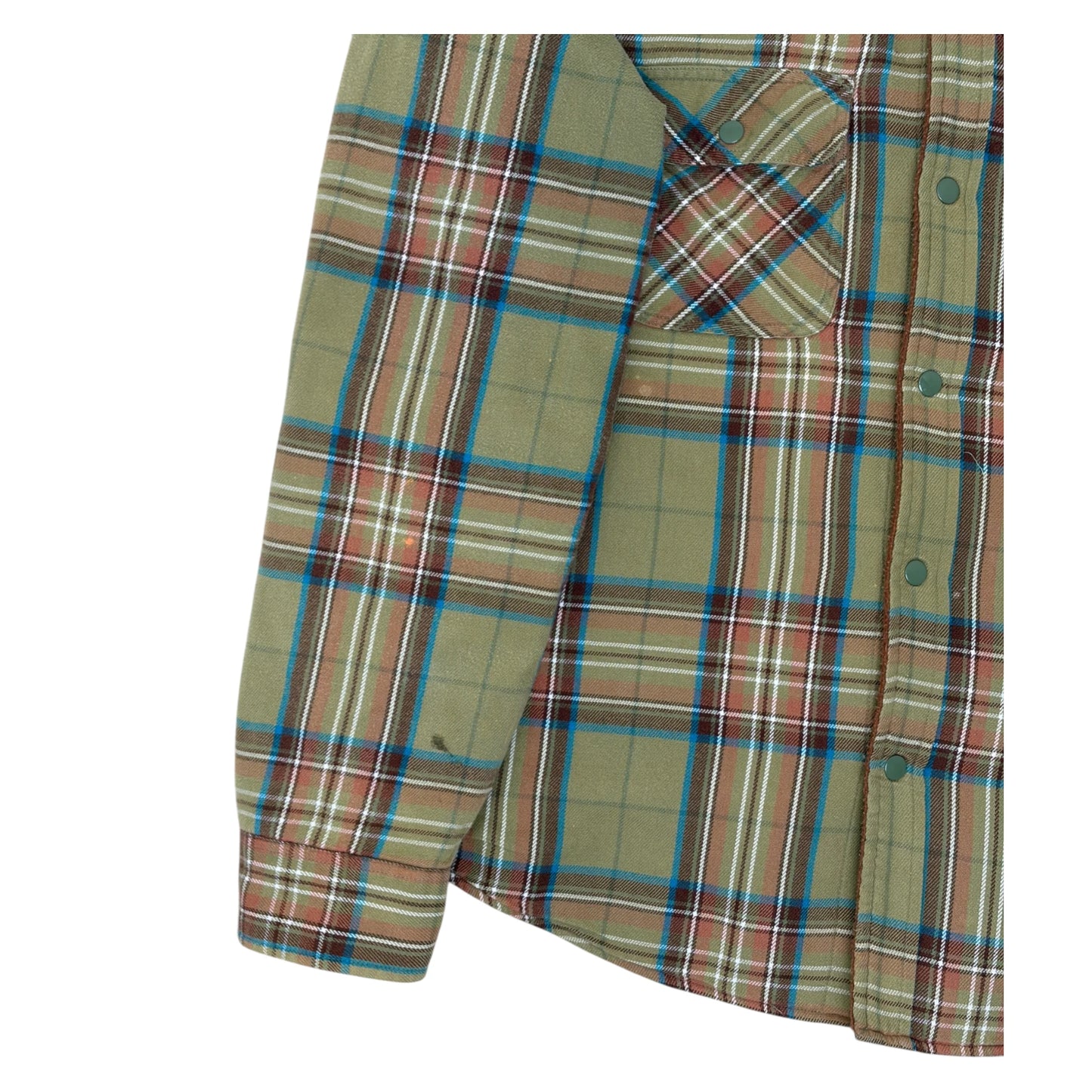 Supreme Fleece Lined Flannel Shirt green - M