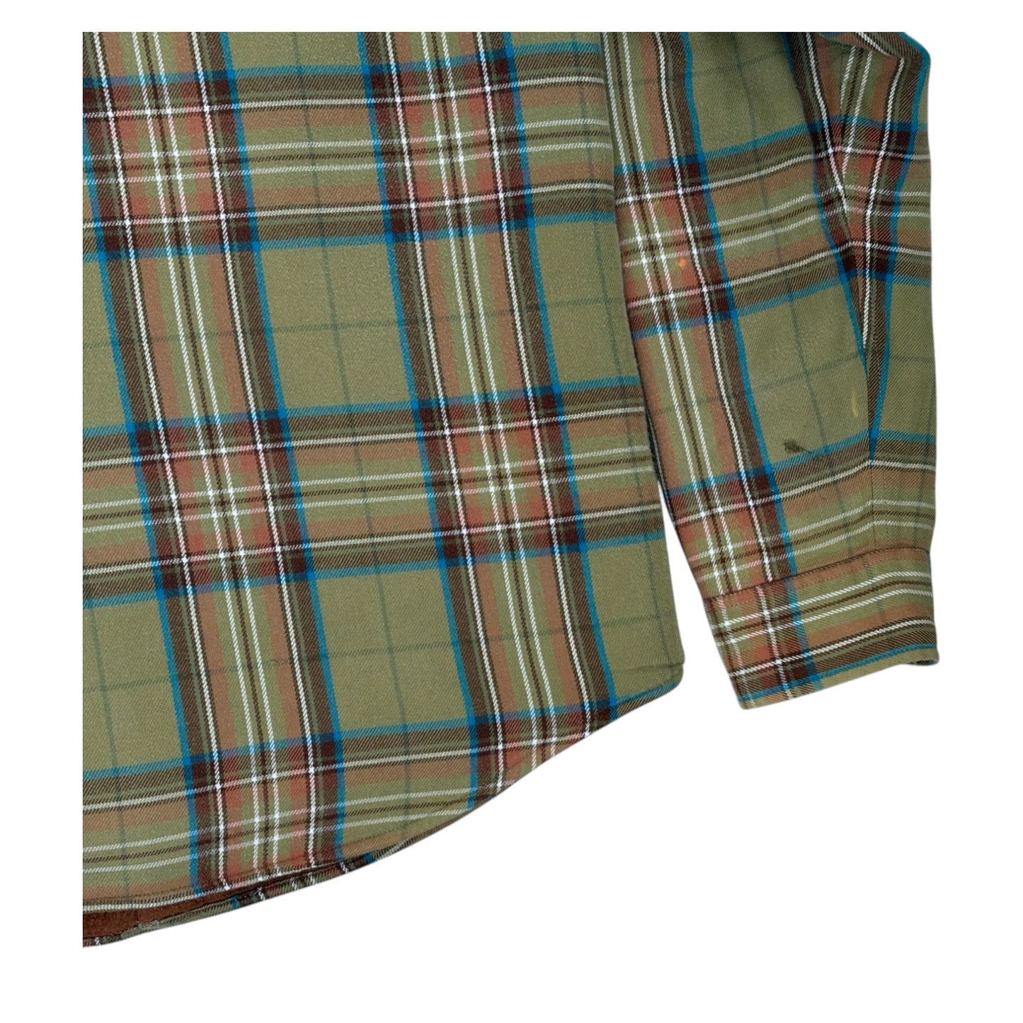 Supreme Fleece Lined Flannel Shirt green - M