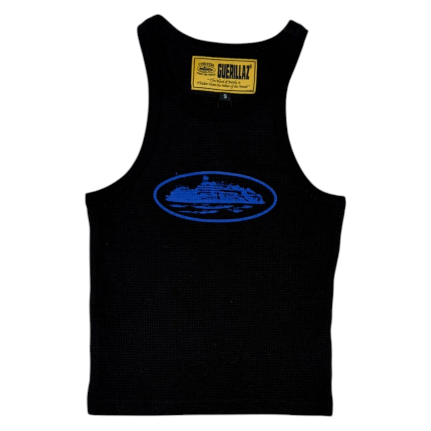 Corteiz Alcatraz Tank Top black blue - S