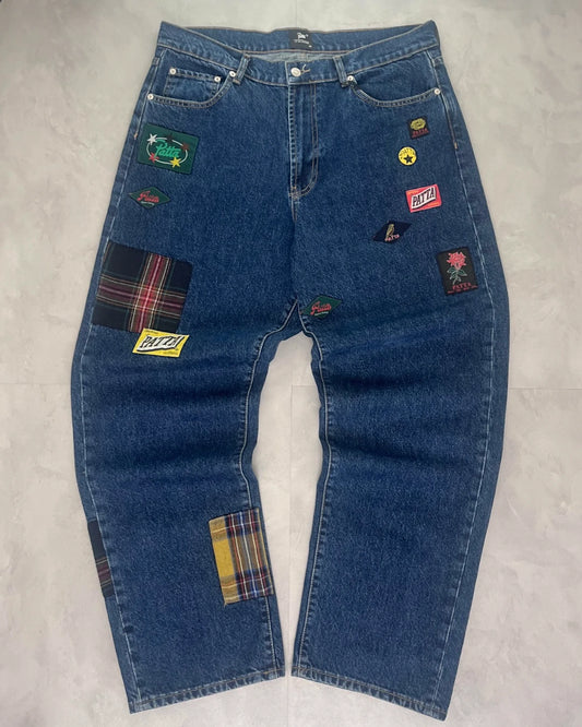Patta Whole Lotta Labels Denim Pants blue – (NEW) / W34