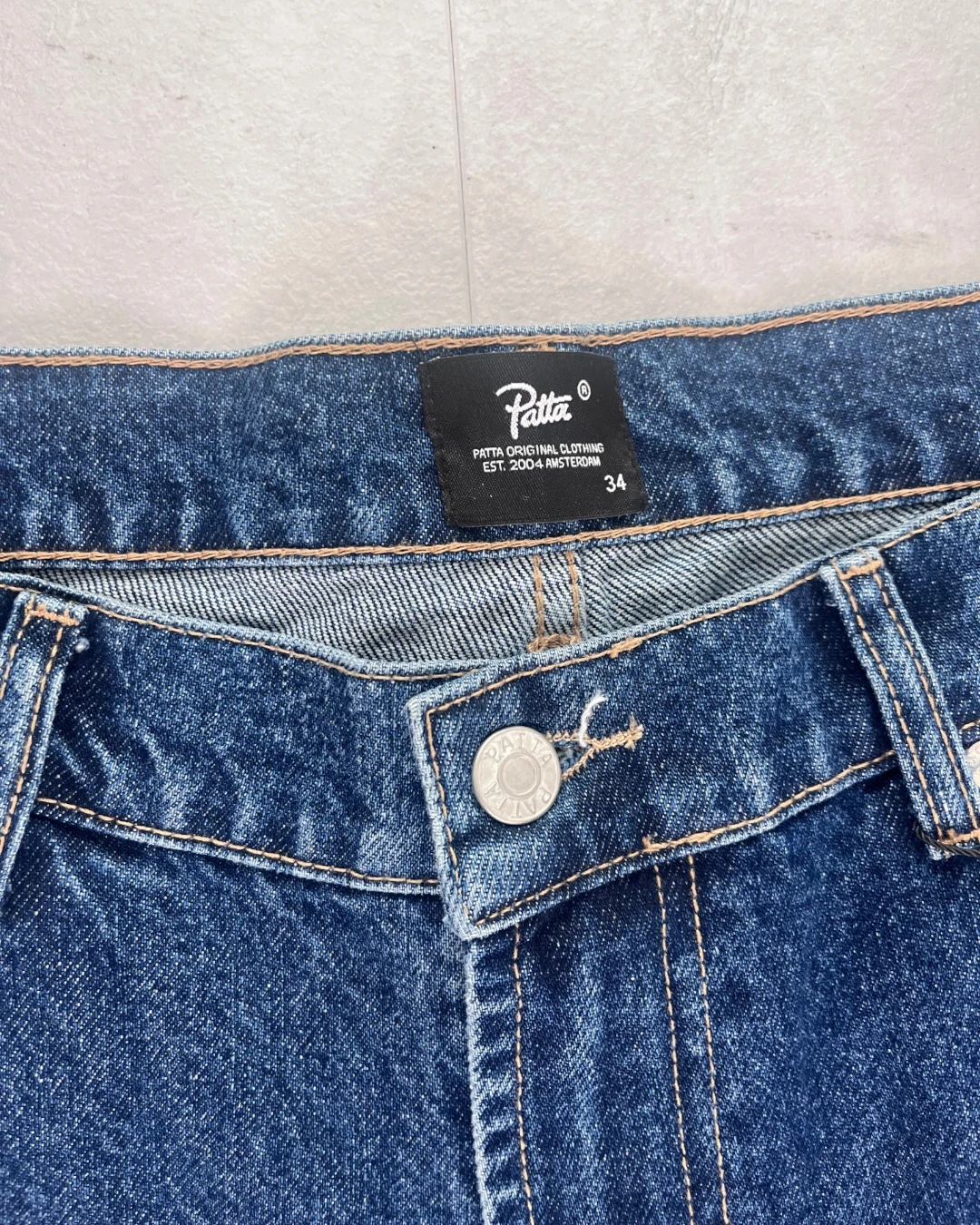 Patta Whole Lotta Labels Denim Pants blue – (NEW) / W34