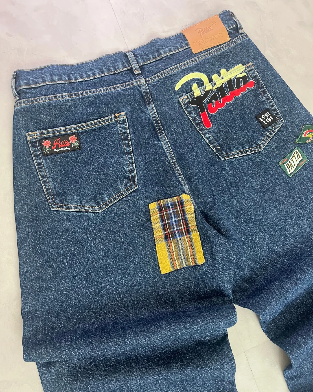 Patta Whole Lotta Labels Denim Pants blue – (NEW) / W34