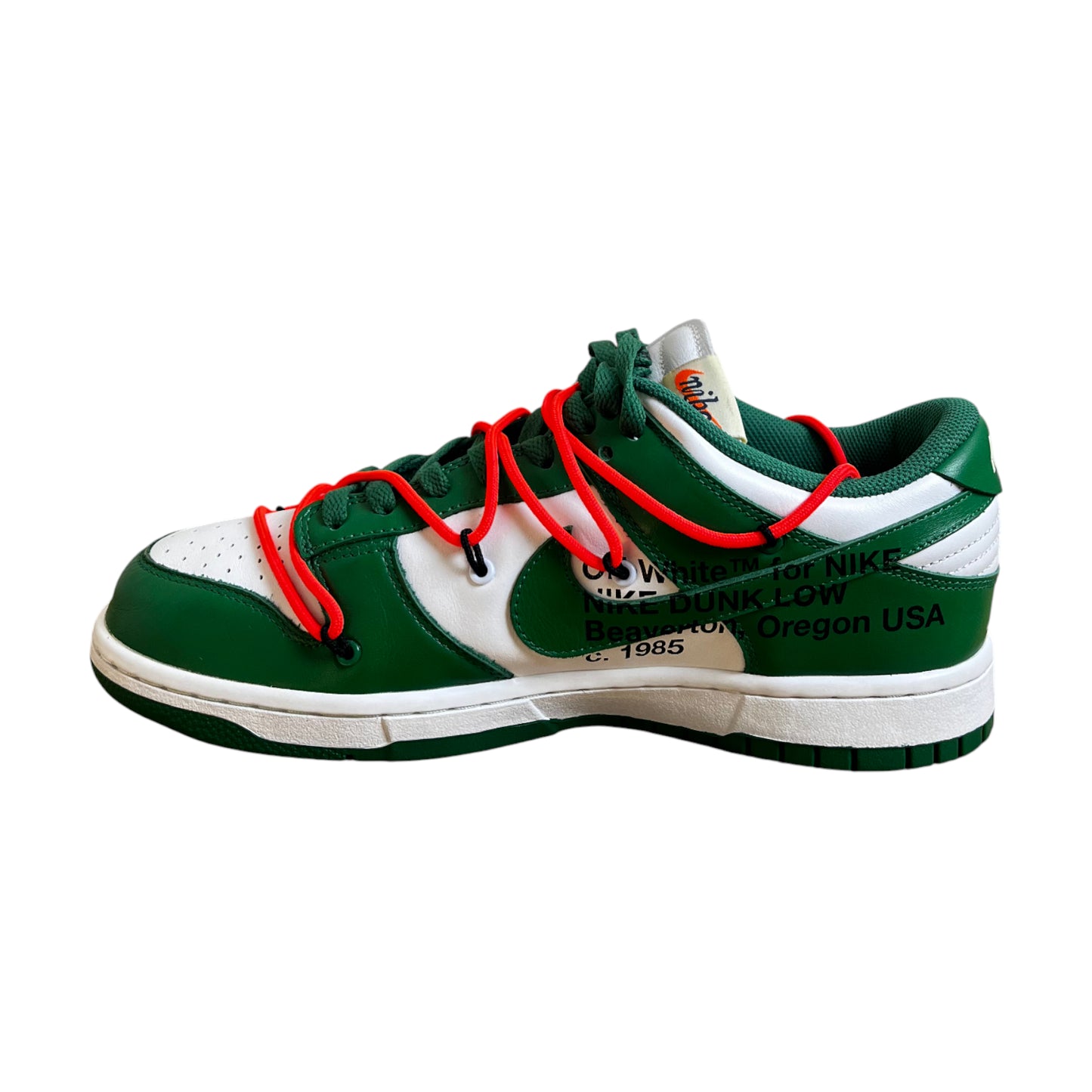 *Nike Dunk Off White Pine Green - (WORN ONCE) / UK9