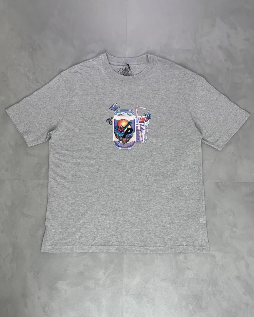 Palace Fruity T-Shirt grey – (NEW) / XL