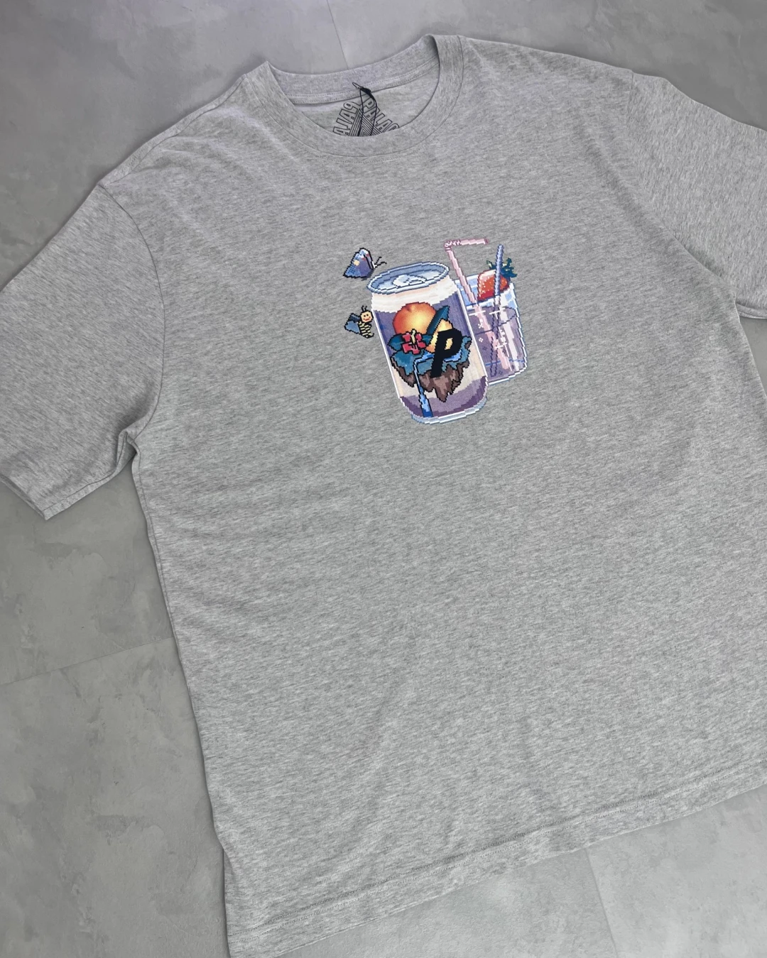 Palace Fruity T-Shirt grey – (NEW) / XL