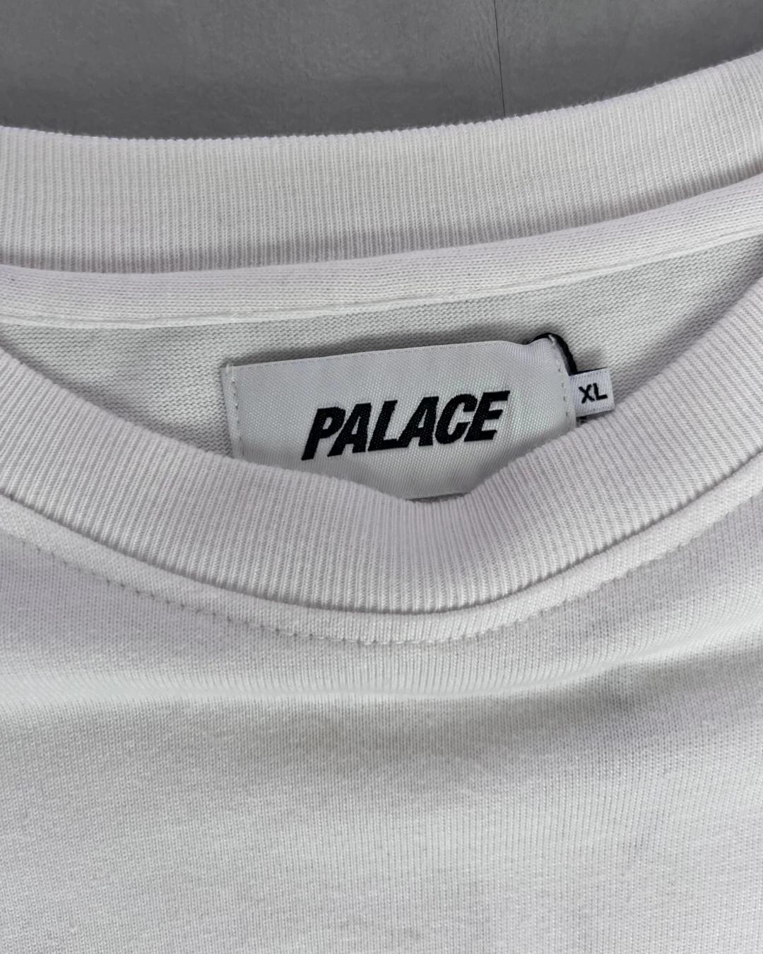 Palace Colour Block Crewneck white – (GRADE A) / XL