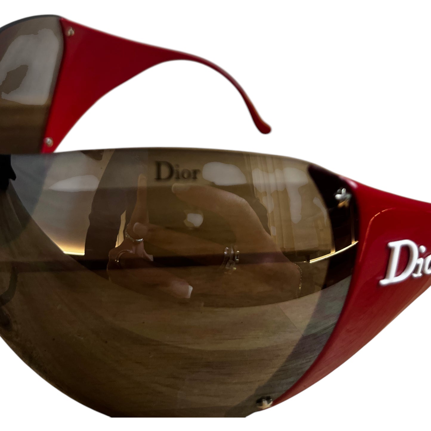 Dior Racer Sunglasses red