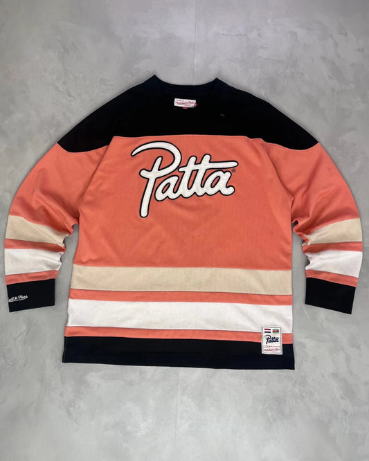 Patta X Joe FreshGoods Knitted Football Jersey orange – (NEW) / S