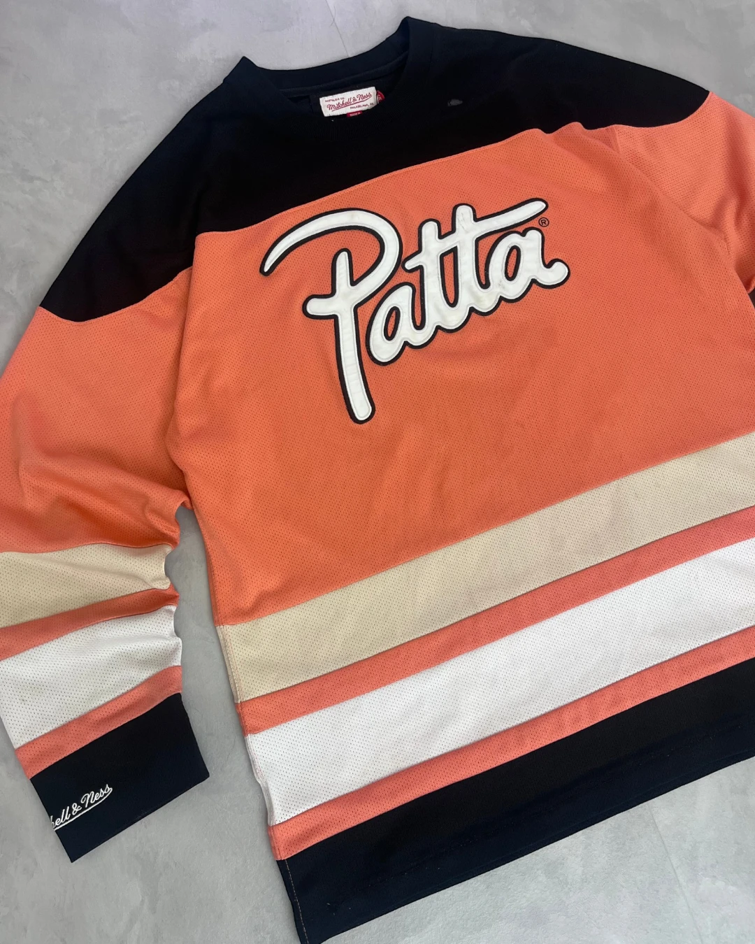 Patta X Joe FreshGoods Knitted Football Jersey orange – (NEW) / S