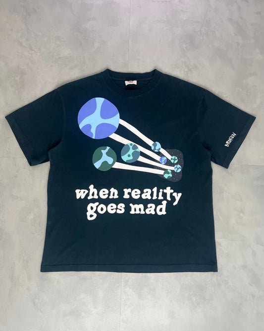Broken Planet When Reality Goes Mad T-Shirt dark green – L