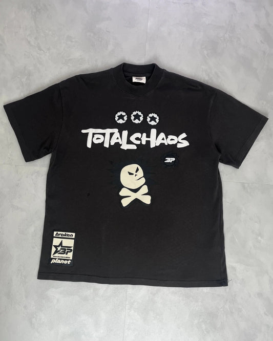 Broken Planet Total Chaos T-Shirt faded black – M