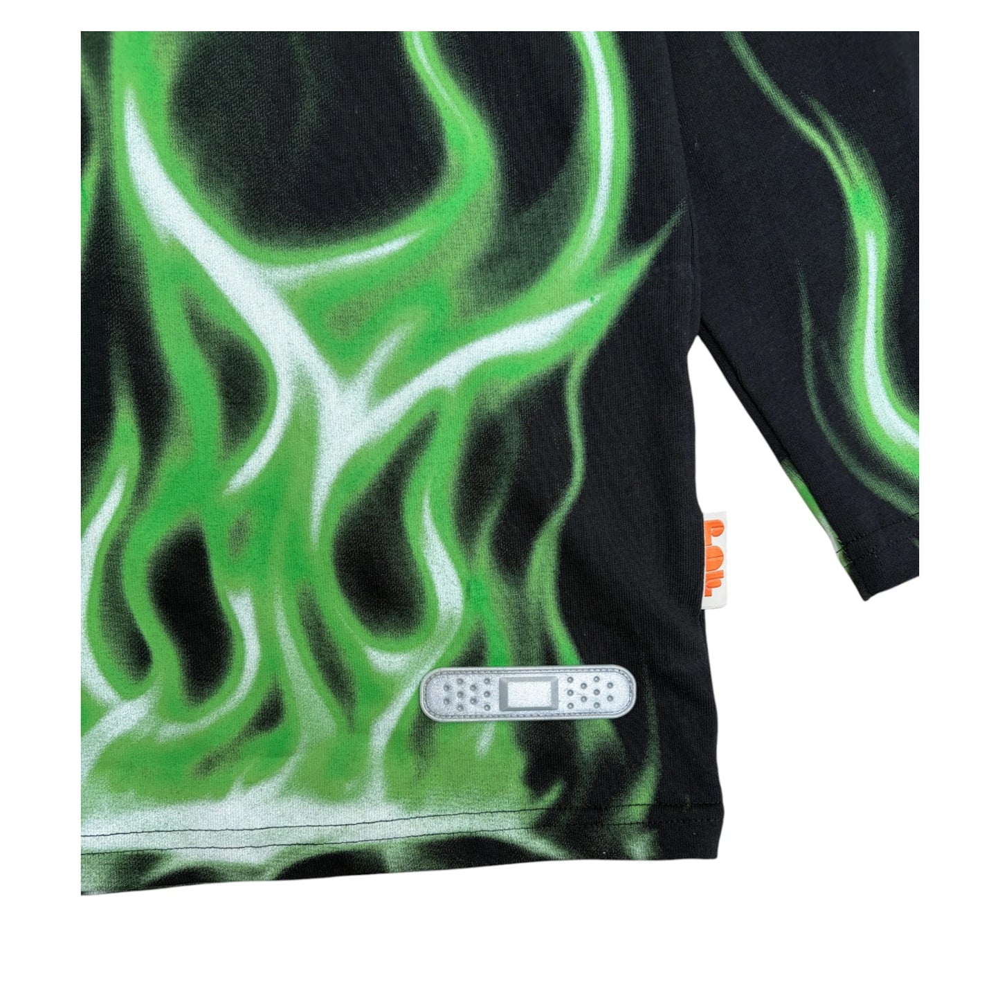 PDF CHANNEL Men's 'La Flame' Long Sleeve T-Shirt black - XS
